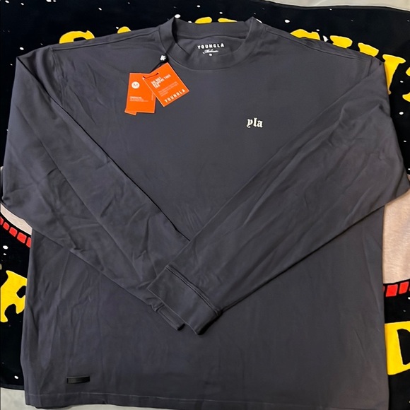 YoungLA Other - YoungLA Gray Long Sleeve Tee Classic Crew Neck